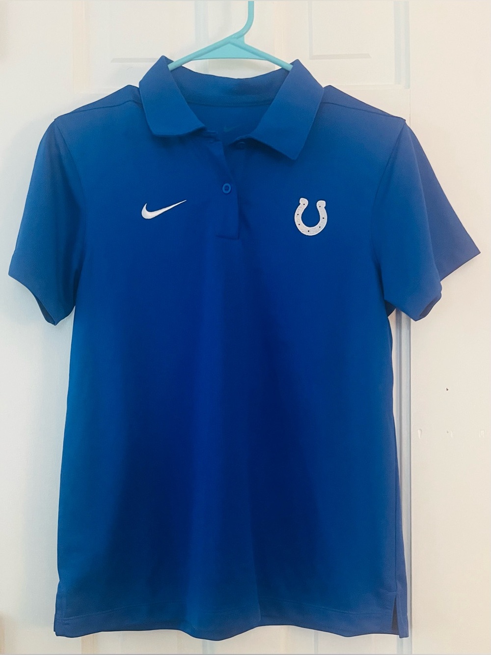 INDIANAPOLIS COLTS Nike Dri Fit Women’s Collared Polo Shirt. Size: Small